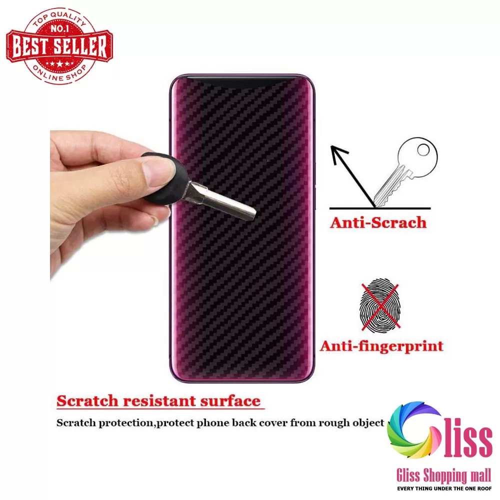 Samsung M10 Transparent Scratch Resistant Back Film - image 2