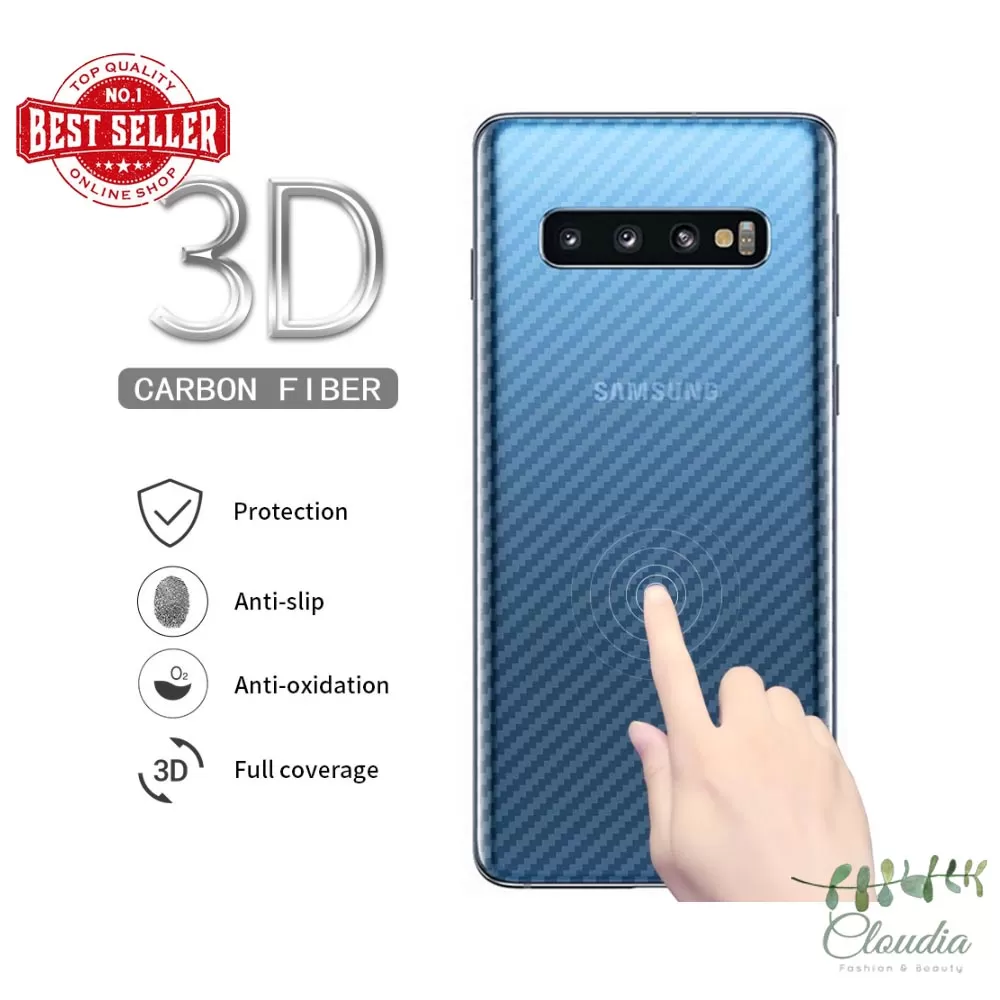 Samsung S10 Transparent Scratch Resistant Back Film - image 2