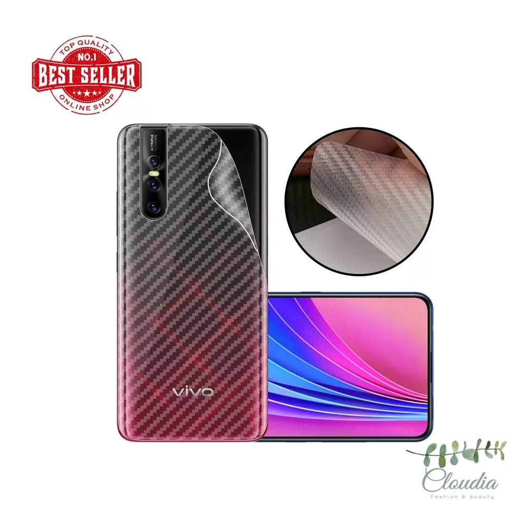 Vivo V15 Pro Transparent Scratch Resistant Back Film - image 2