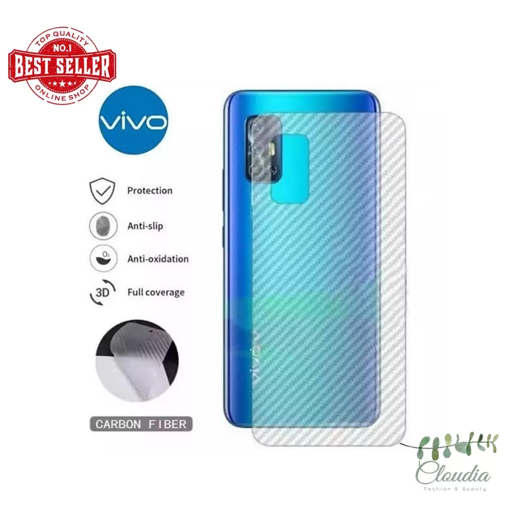 Vivo V20 Transparent Scratch Resistant Back Film - image 2