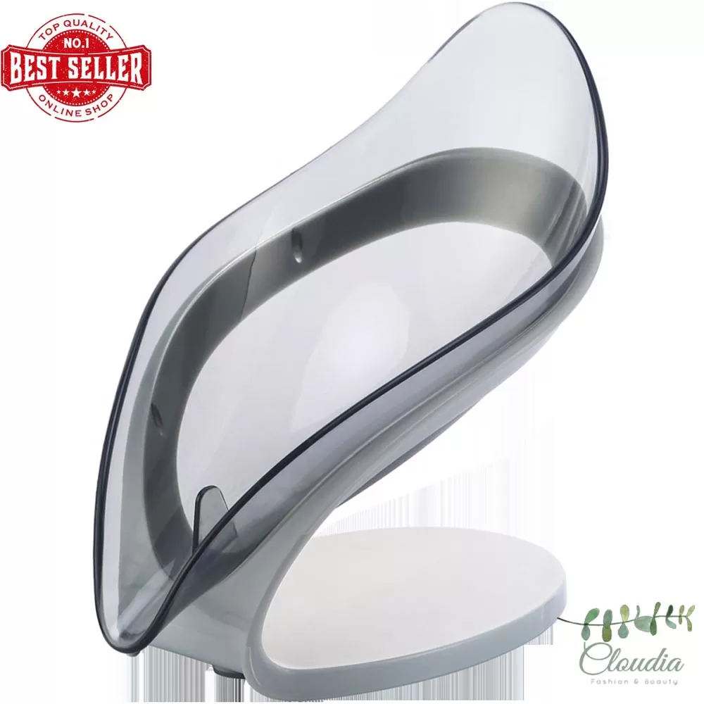 Generic Leaf Shape Soap Holder Self-Draining - image 3