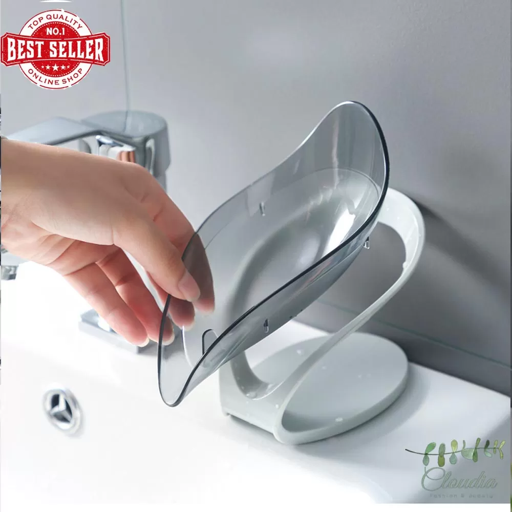 Generic Leaf Shape Soap Holder Self-Draining - image 4