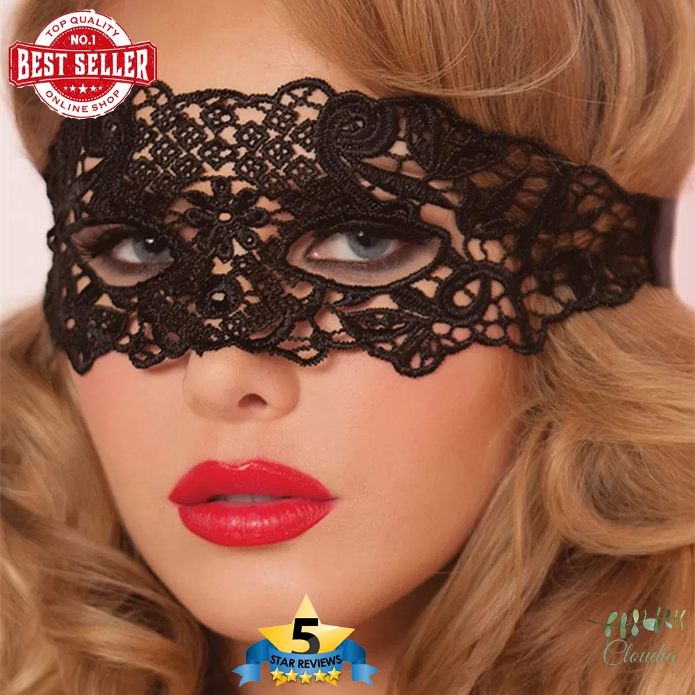 Generic Black Lace Eye Mask Halloween Party Mask