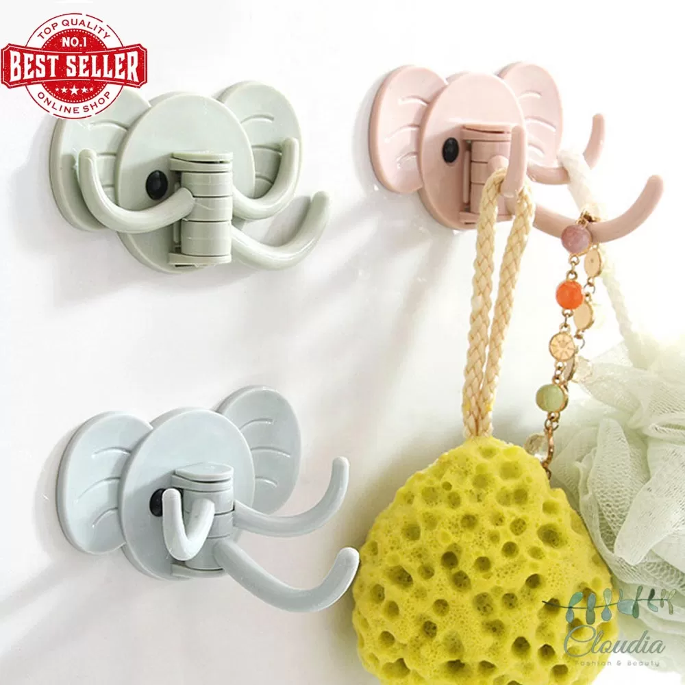 Generic Elephant Strong Adhesive Wall Hook - image 2