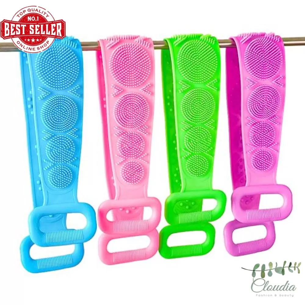 Generic Silicone Body Brush Bath Belt Exfoliator - image 3