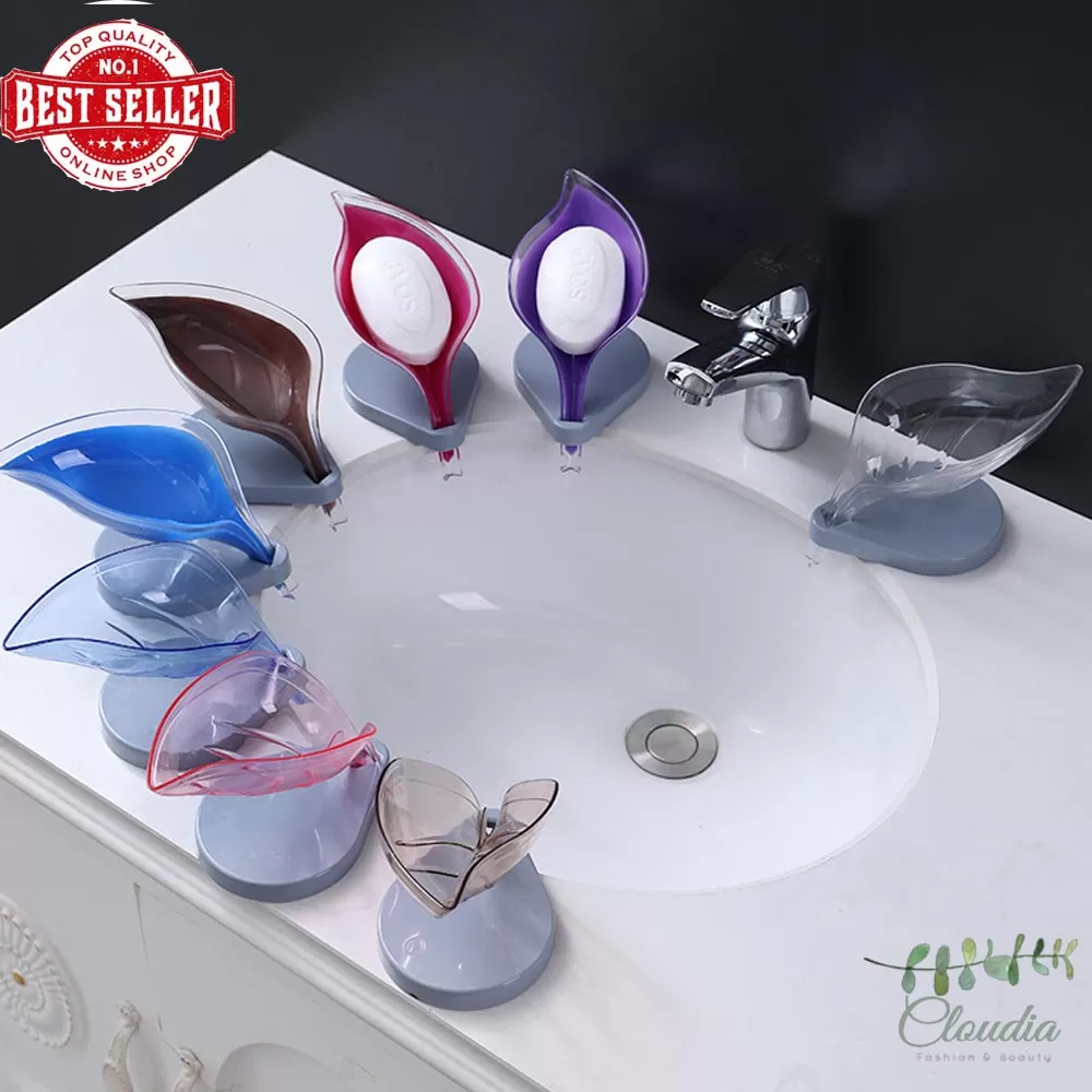 Generic Leaf Soap Holder Self-Draining Suction Cup - image 2
