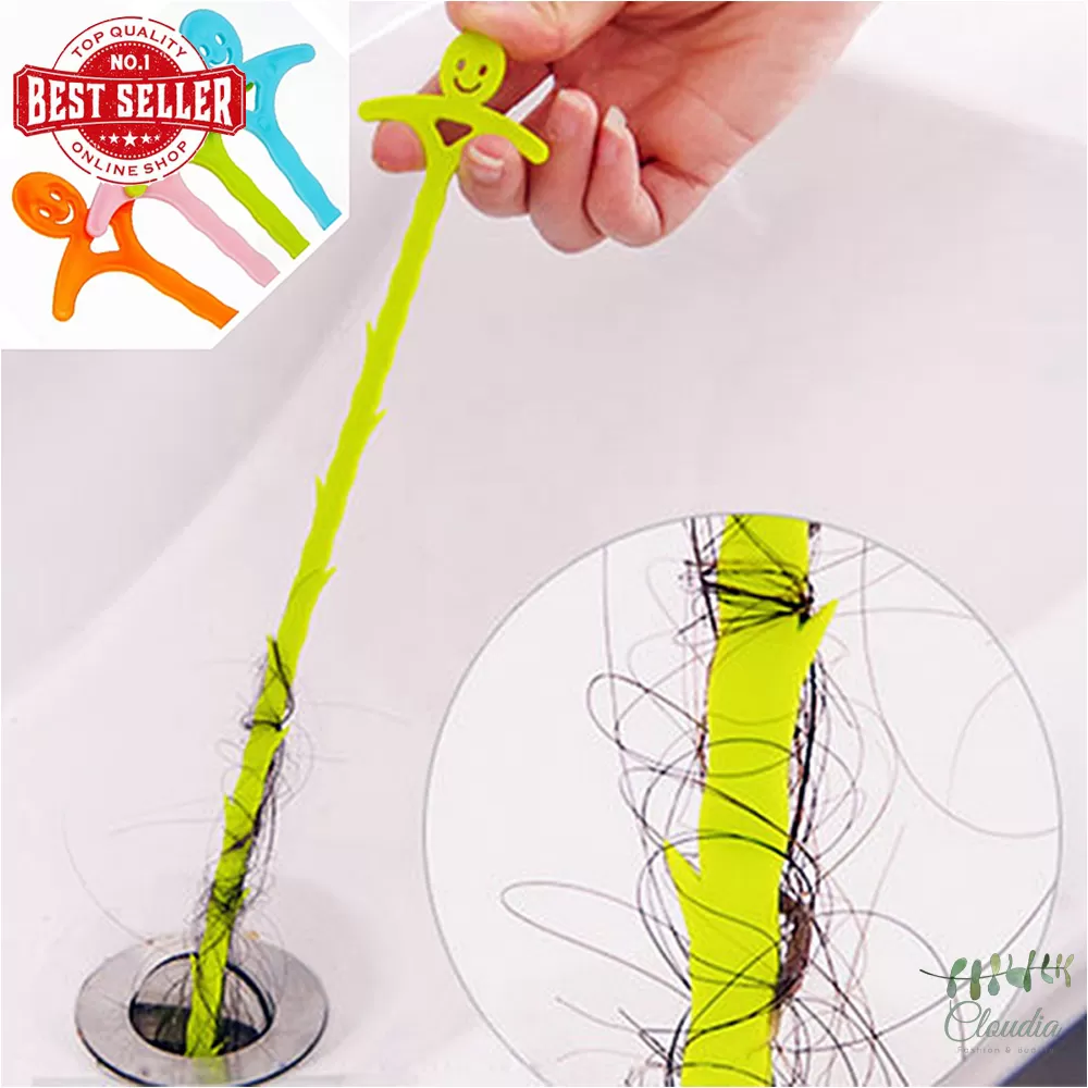 Claudia Sink Pipe Drain Cleaner - Hair Removal Hook - image 3