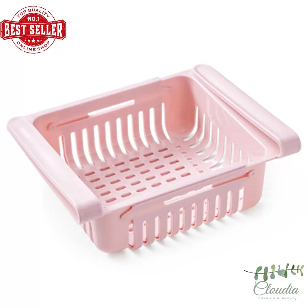 Generic Pink Kitchen Organizer Fridge Storage Drawer Box