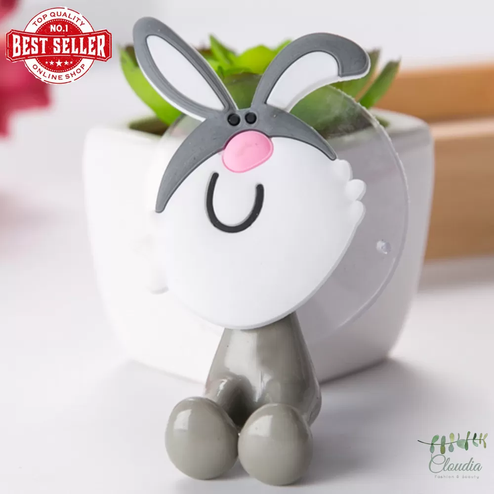Generic Claudia Animal Design Wall Mount Toothbrush Holder