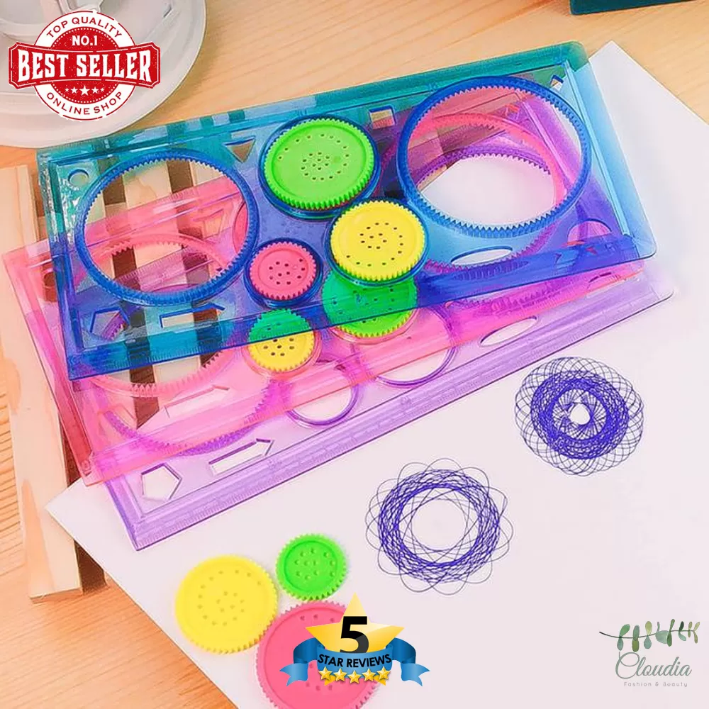 Generic Multi-Function Interesting Puzzle Spirograph - image 2