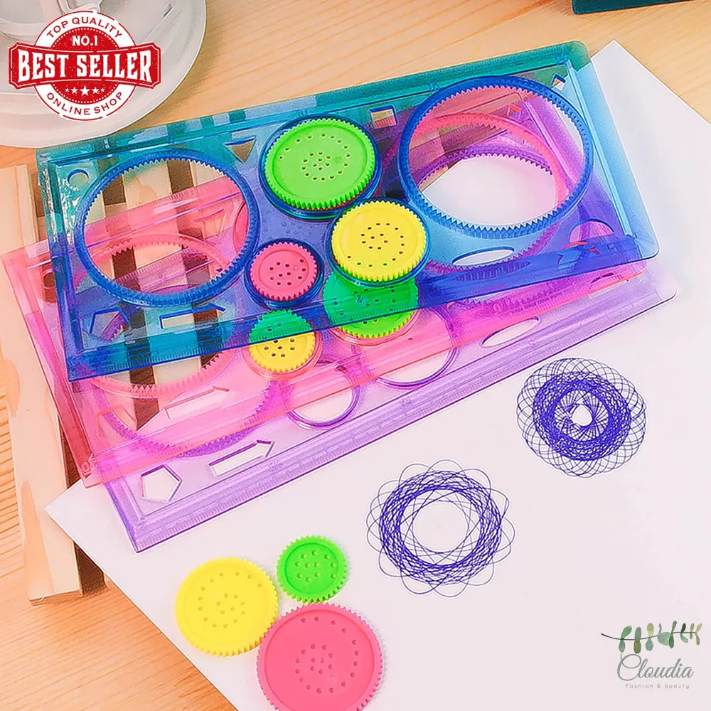 Generic Multi-Function Interesting Puzzle Spirograph - image 4