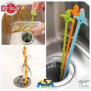 Claudia Sink Pipe Drain Cleaner - Hair Removal Hook
