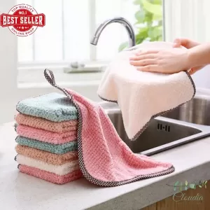 Generic Microfiber Dish Towel Absorbent Cleaning