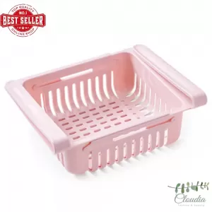 Generic Pink Kitchen Organizer Fridge Storage Drawer Box