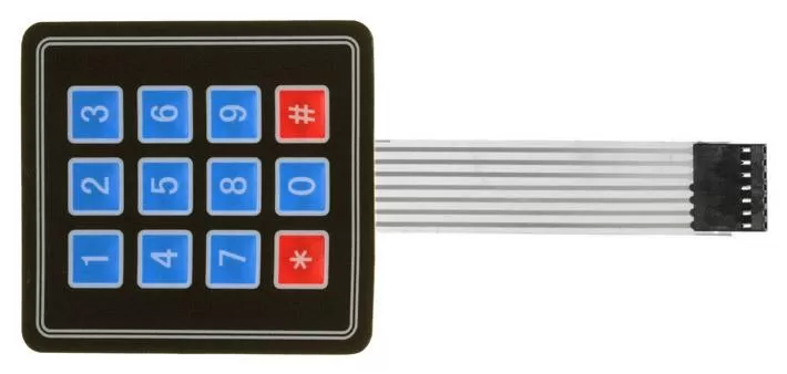 Generic 12 Key 3x4 Membrane Switch Keypad - image 2