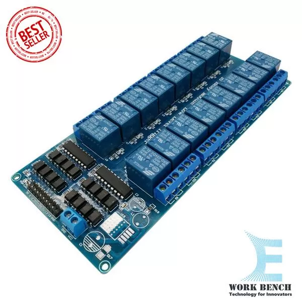 Generic 16 Channel Relay Optocoupler Protection LM2596 - image 5