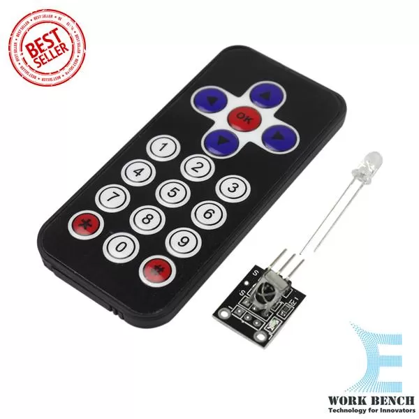 Generic HX1838 IR Receiver Module Wireless Remote Control - image 3
