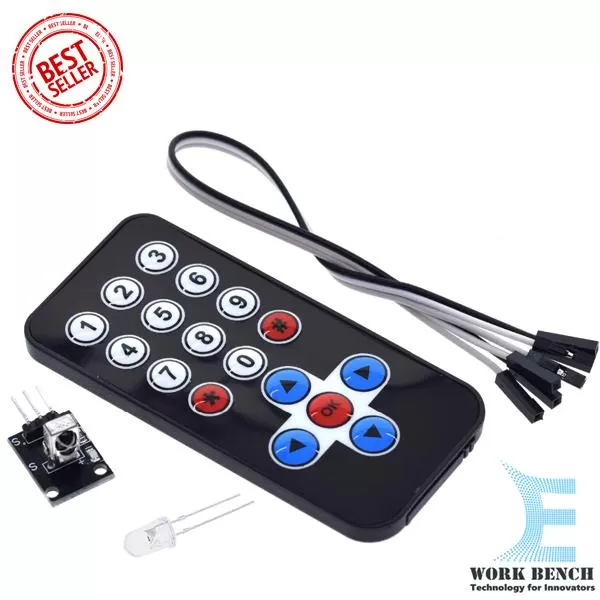 Generic HX1838 IR Receiver Module Wireless Remote Control - image 4