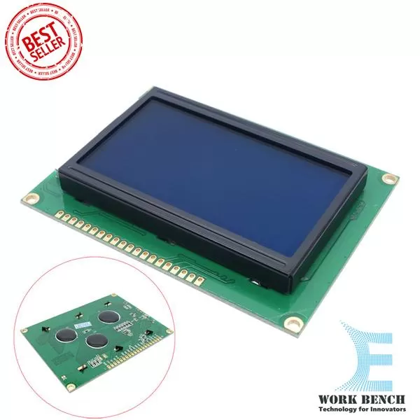 Generic 12864 LCD Module Graphic Blue Color