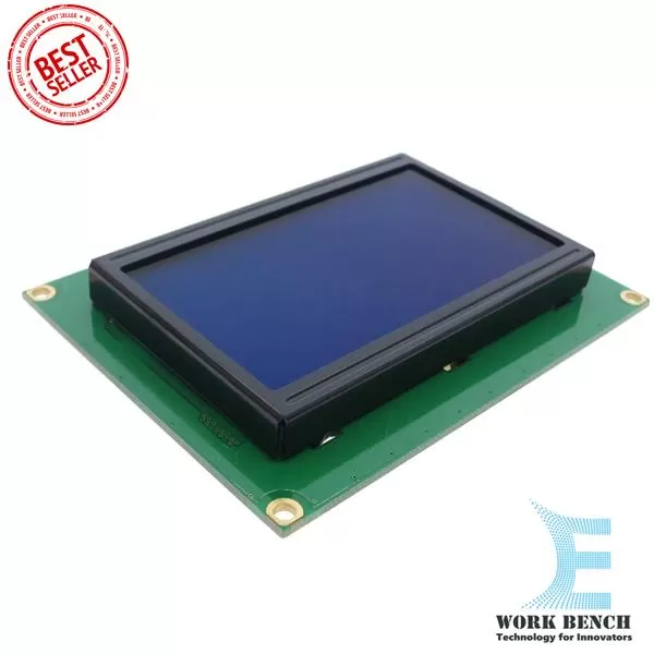 Generic 12864 LCD Module Graphic Blue Color - image 2