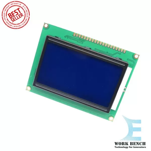 Generic 12864 LCD Module Graphic Blue Color - image 3