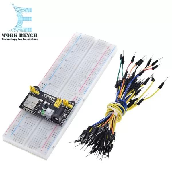 Generic MB102 Breadboard & Power Module Kit with Wires
