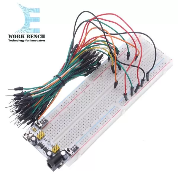 Generic MB102 Breadboard & Power Module Kit with Wires - image 2