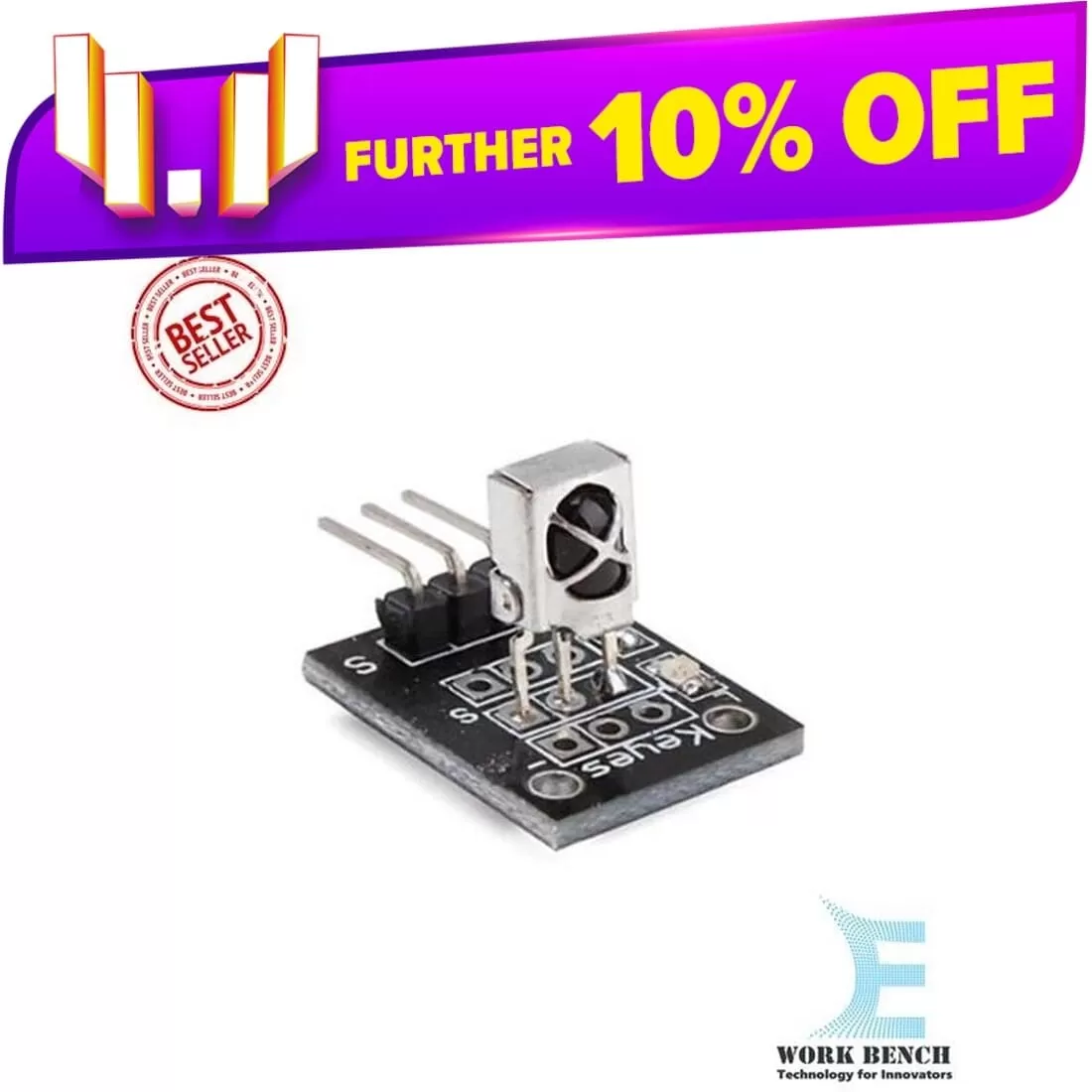 Generic KY-022 TL1838 Universal IR Infrared Sensor Module