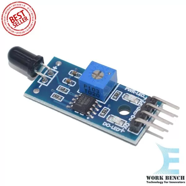 Generic 4 Pin IR Flame Detection Sensor Module - image 2