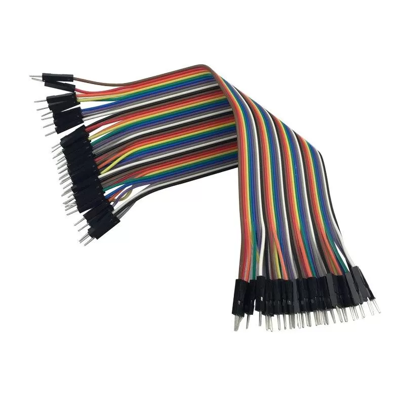 Generic 20cm Male-Male Color Dupont Jumper Cable 40 Pcs - image 2