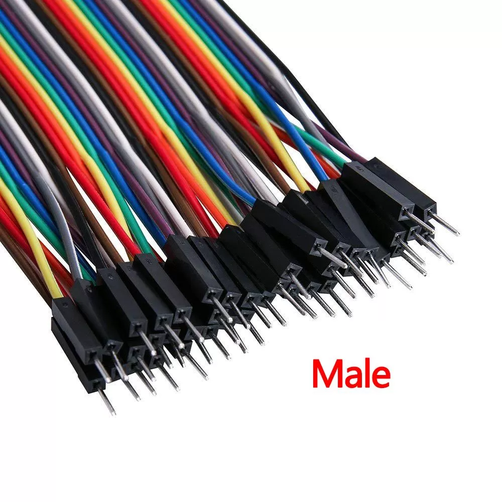 Generic 20cm Male-Male Color Dupont Jumper Cable 40 Pcs - image 3