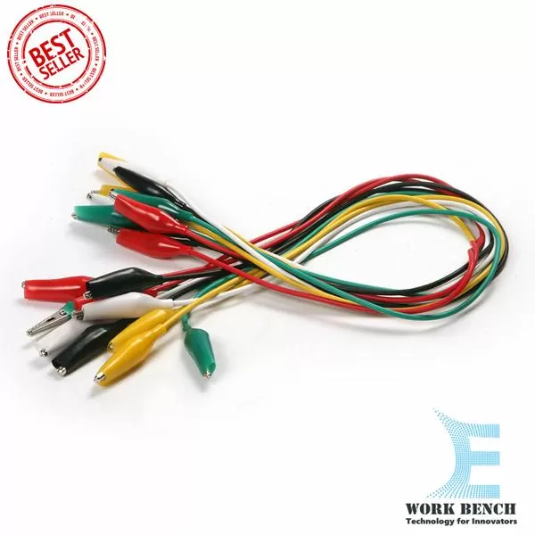 Generic Alligator Clips Cable Test Leads Jumper Wire Electric - image 2