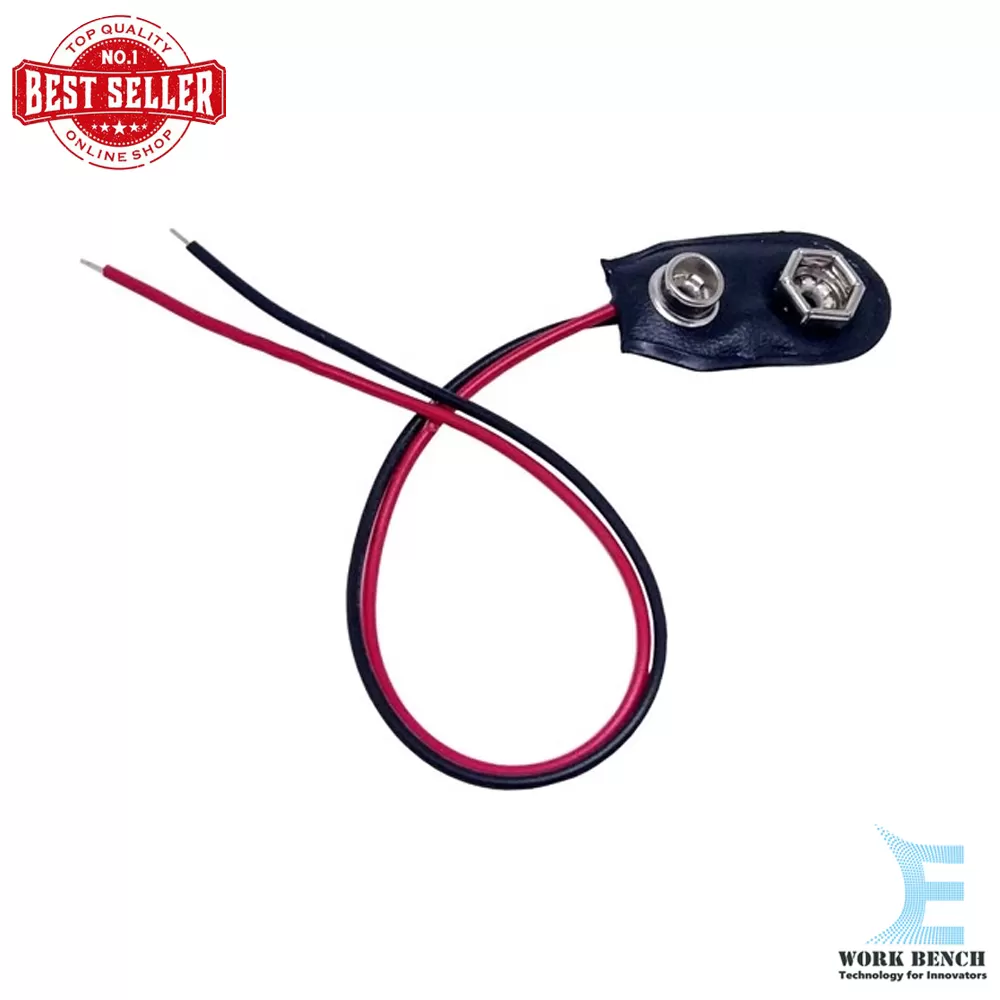 Generic 9V Battery Connector Snap DC Clip Male Line Adapter - image 3