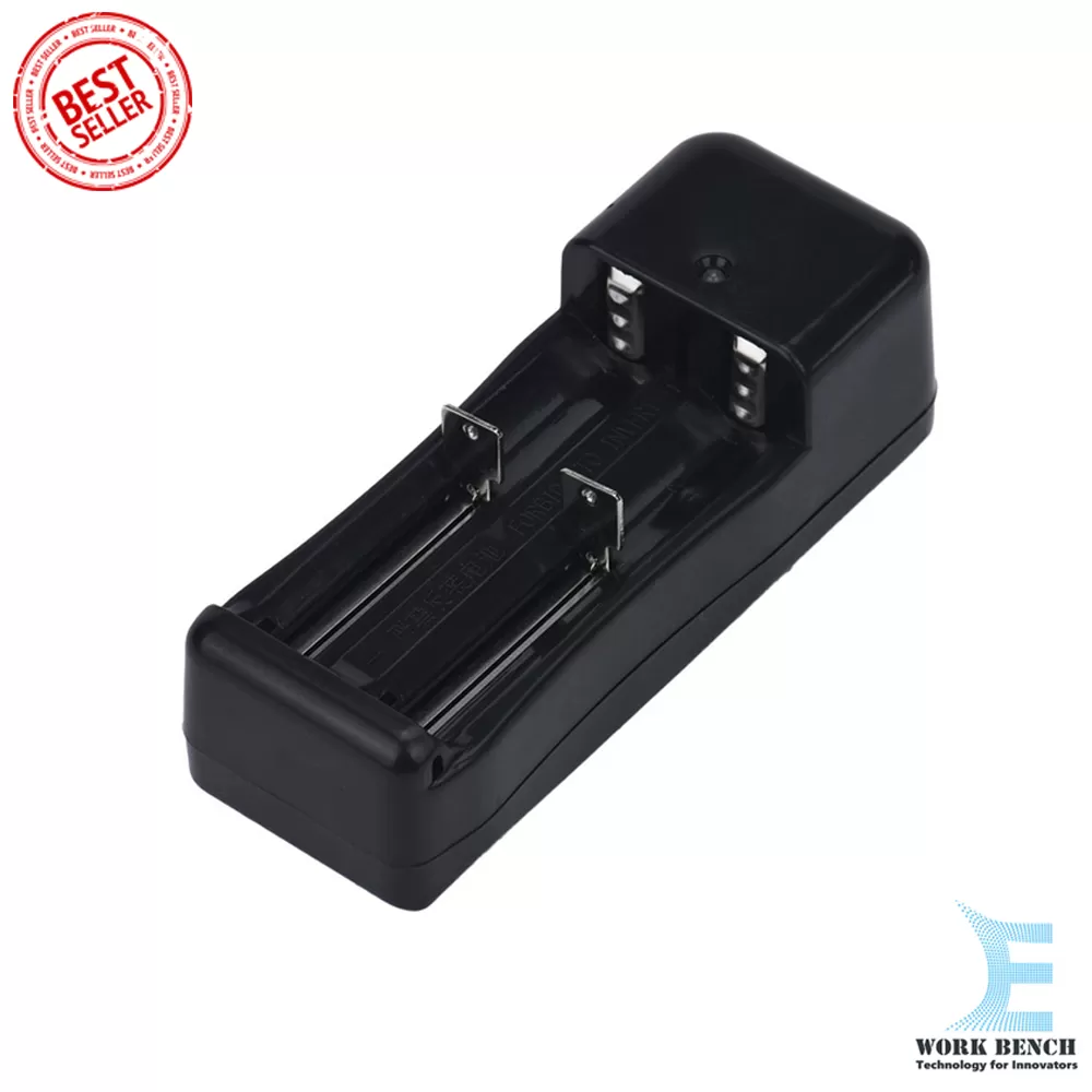 Generic Dual 18650 Universal Li-Ion Charger Black - image 3