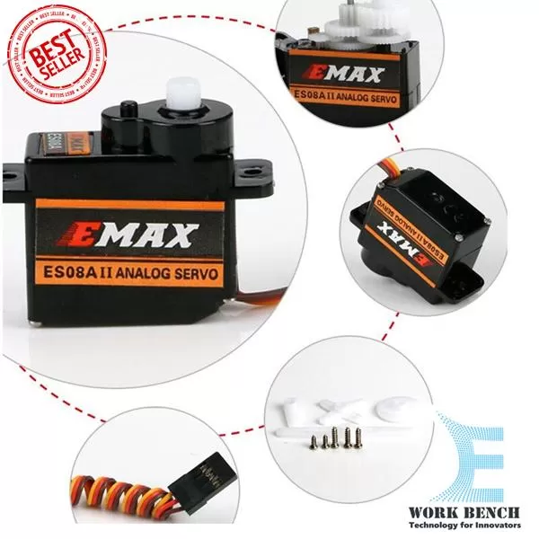 Emax Es08Aii 08A 8G 8.5G Servo - image 2