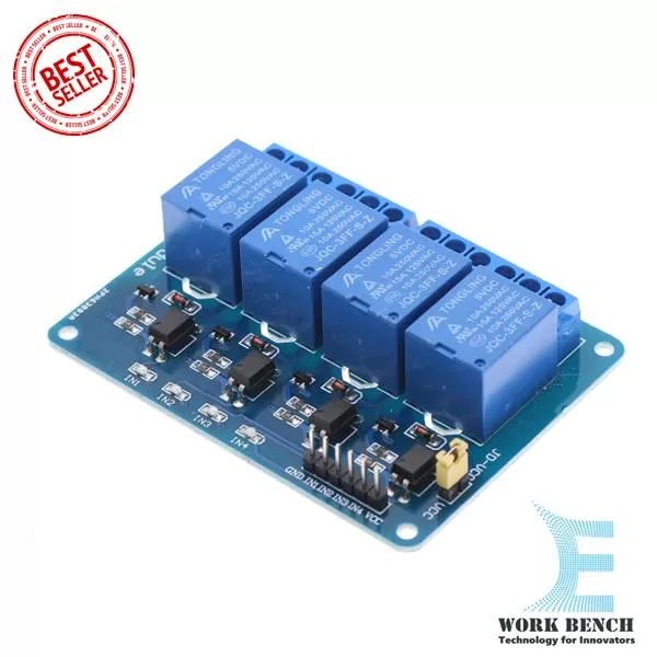 Generic 4 Channel Relay Module Control Board - image 2