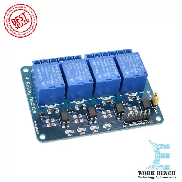 Generic 4 Channel Relay Module Control Board - image 3