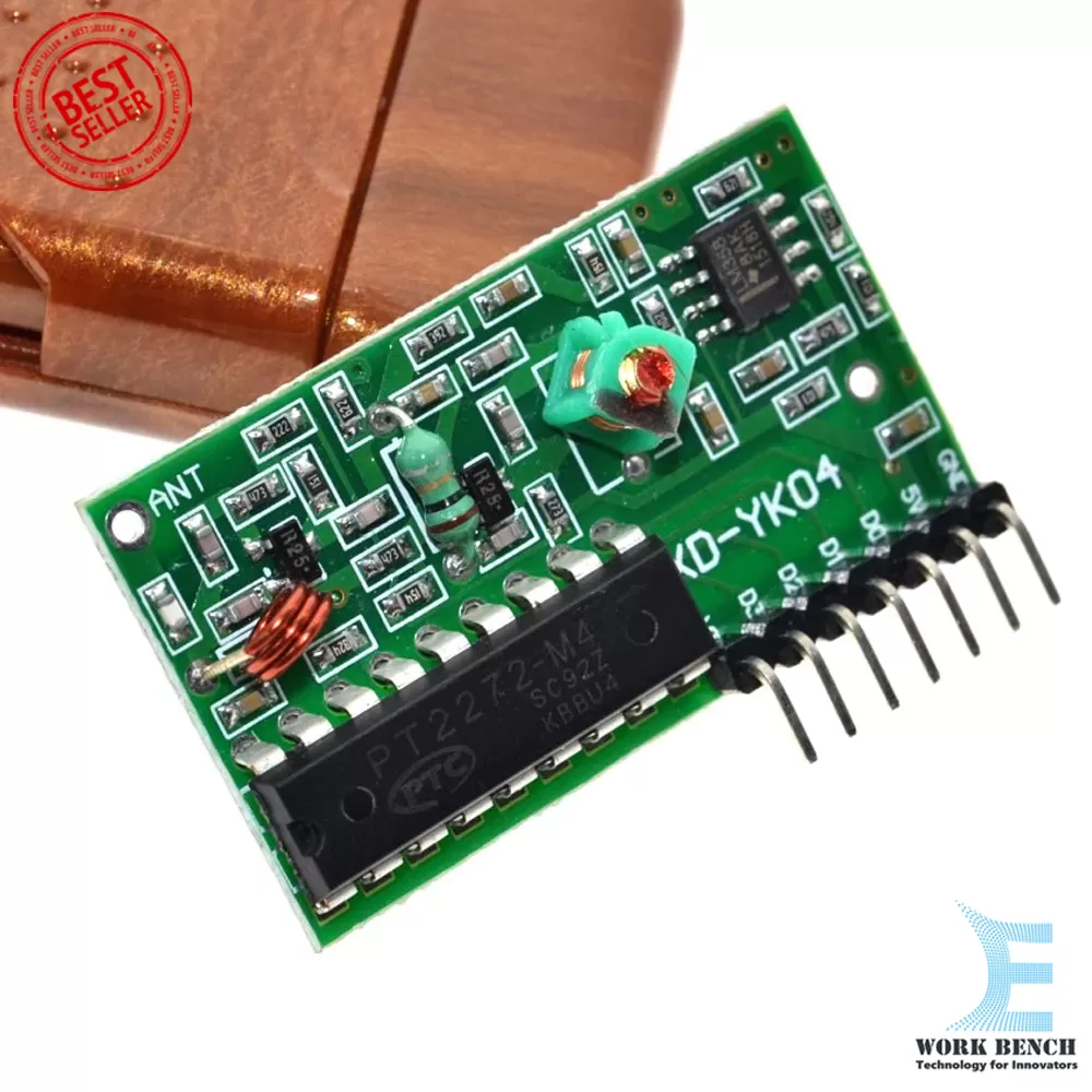 Brown IC 2262/2272 4 Channel 315Mhz Key Wireless Remote - image 4