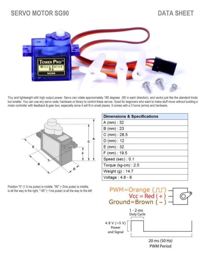 Generic SG90 9G Servos for RC Planes - image 3
