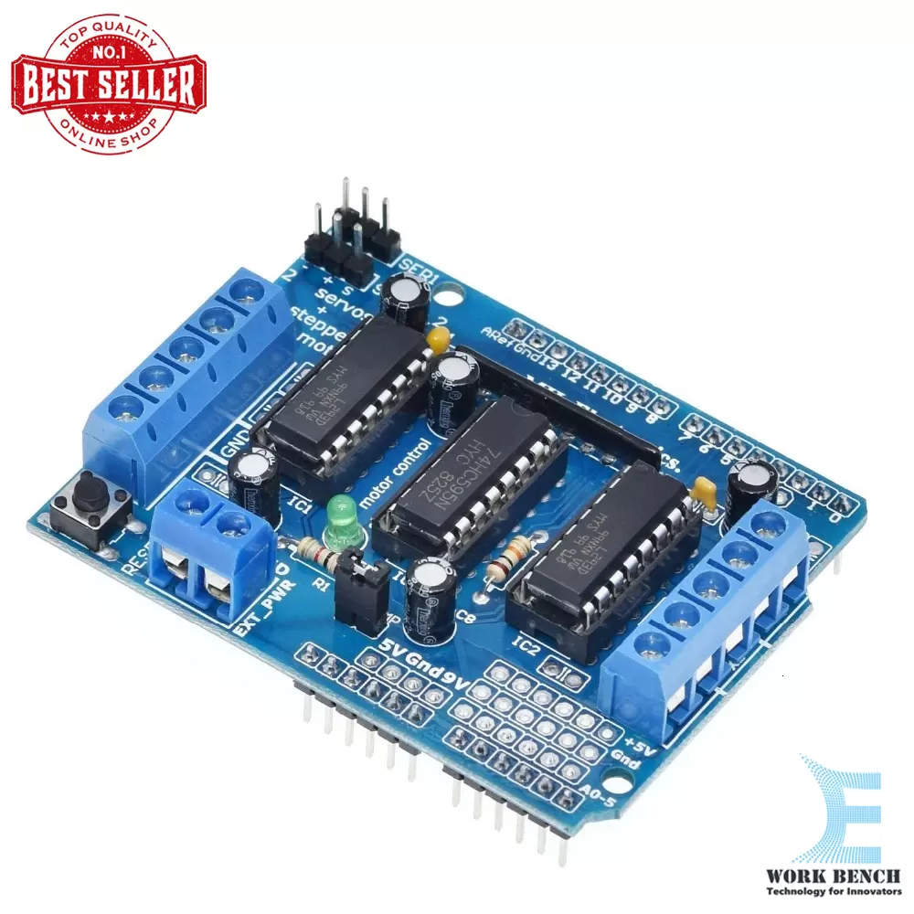 Generic L293D Motor Drive Shield Dual Control Arduino - image 3