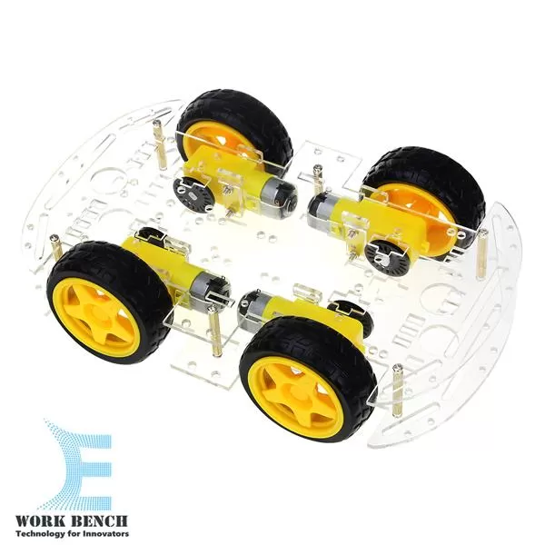 Generic 4WD Smart Robot Car Chassis Kit with Speed Encoder - image 3