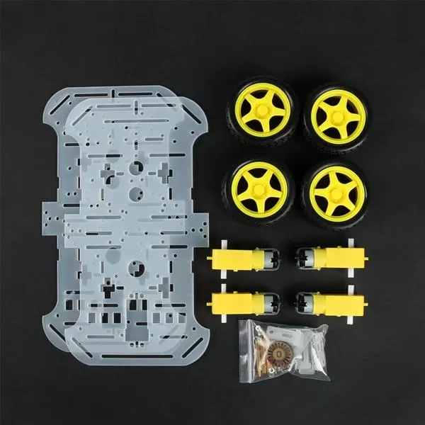 Generic 4WD Smart Robot Car Chassis Kit with Speed Encoder - image 5