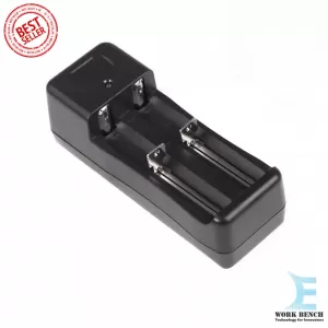 Generic Dual 18650 Universal Li-Ion Charger Black