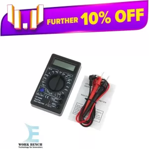 Yellow Dt830B AC/DC LCD Digital Multimeter