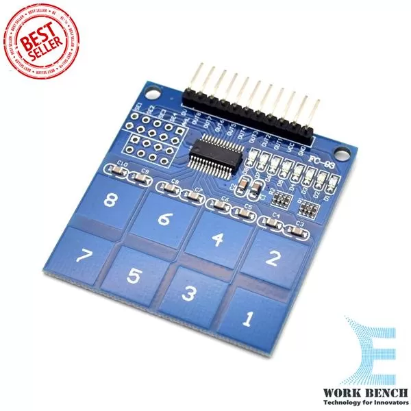 Generic TTP226 8 Channel Digital Capacitive Touch Sensor Module - image 3
