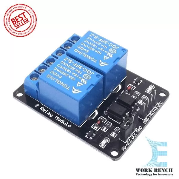 Generic 2-Channel Relay Module with Optocoupler 5V - image 2