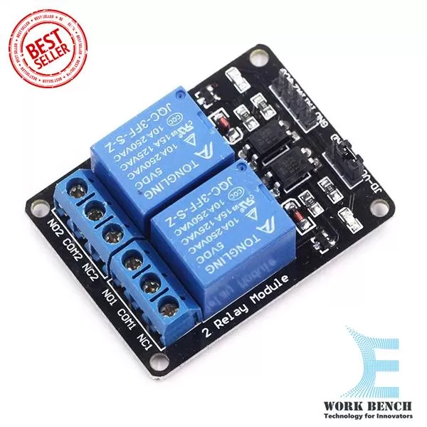 Generic 2-Channel Relay Module with Optocoupler 5V - image 3