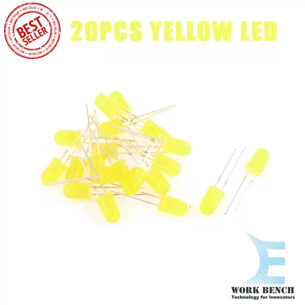 Generic 5mm LED Diode Assorted Kit Yellow DIY Light