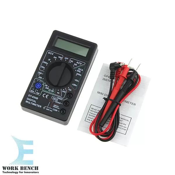 Yellow Dt830B AC/DC LCD Digital Multimeter - image 2