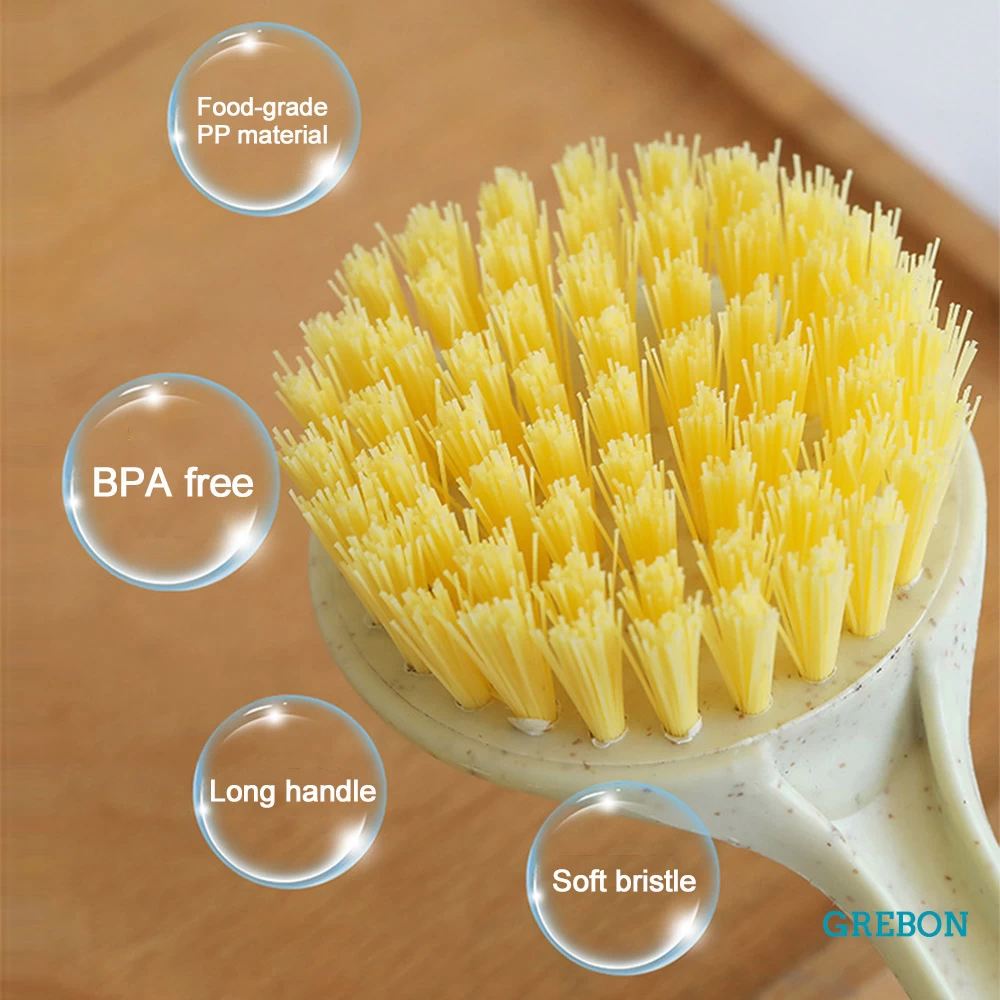 Generic Eco-Friendly Kitchen Pot Brush 4656 - image 3